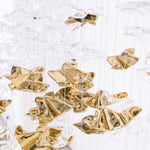 Nephele Crystal Leaf Chandelier - Lamp Outdoor