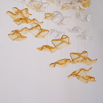 Nephele Crystal Leaf Chandelier - Lamp Outdoor