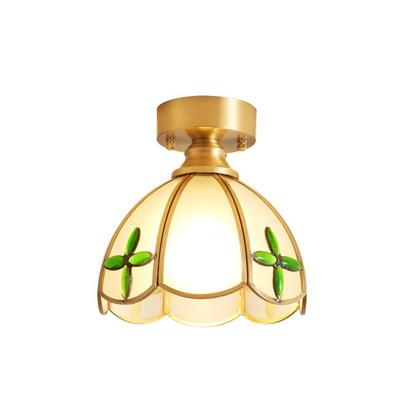 Tiffany Floral Ceiling Lamp - Lamp Outdoor