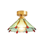 Tiffany Floral Ceiling Lamp - Lamp Outdoor