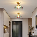 Tiffany Floral Ceiling Lamp - Lamp Outdoor