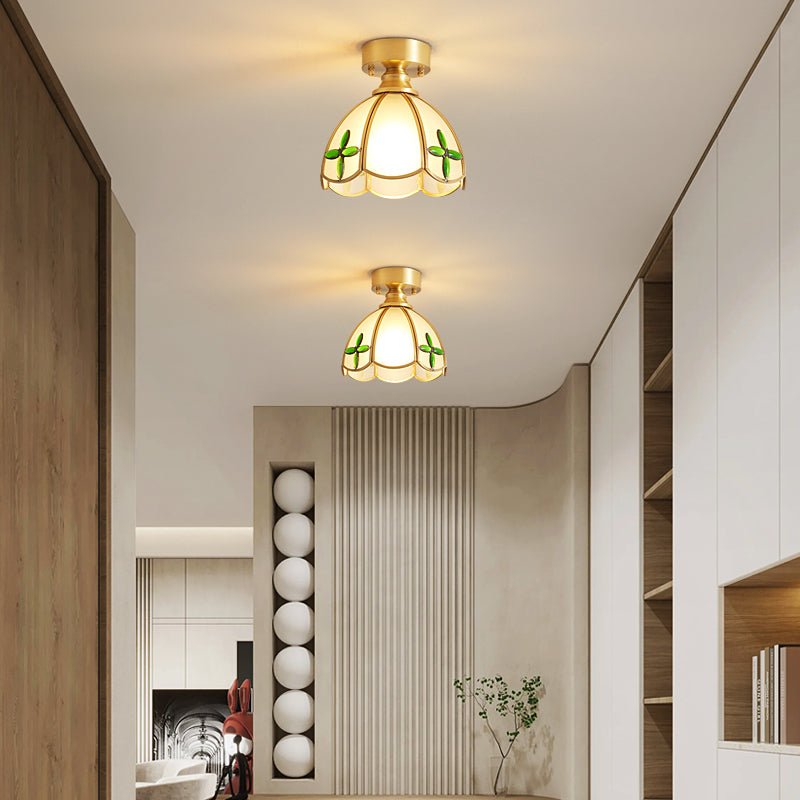 Tiffany Floral Ceiling Lamp - Lamp Outdoor