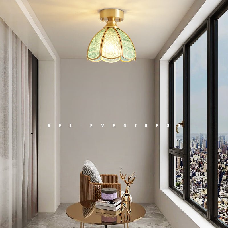 Tiffany Floral Ceiling Lamp - Lamp Outdoor