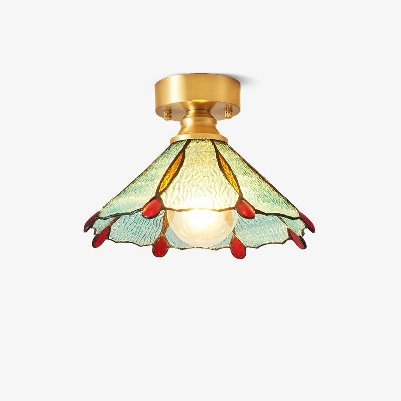 Tiffany Floral Ceiling Lamp - Lamp Outdoor