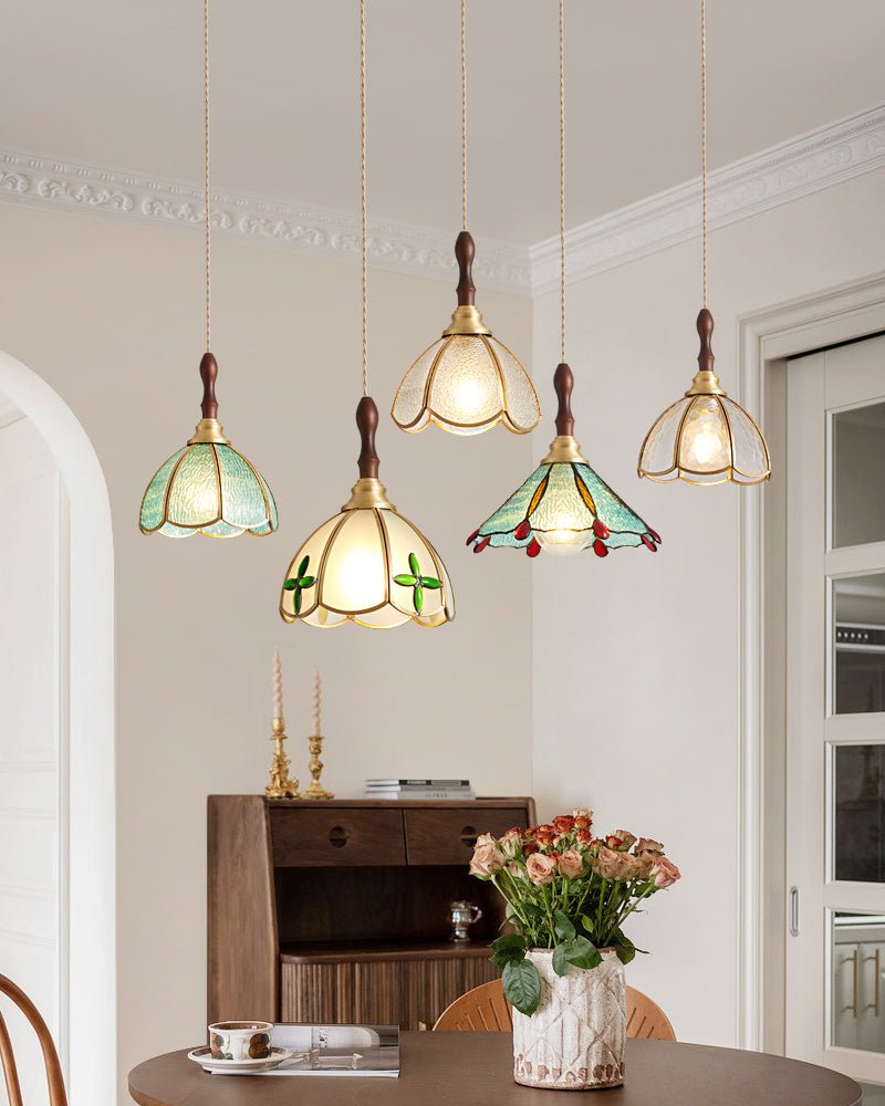 Tiffany Floral Pendant Lamp - Lamp Outdoor