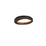 Artalis Walnut Wood Flush Mount - Lamp Outdoor