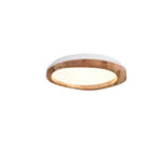 Artalis Walnut Wood Flush Mount - Lamp Outdoor