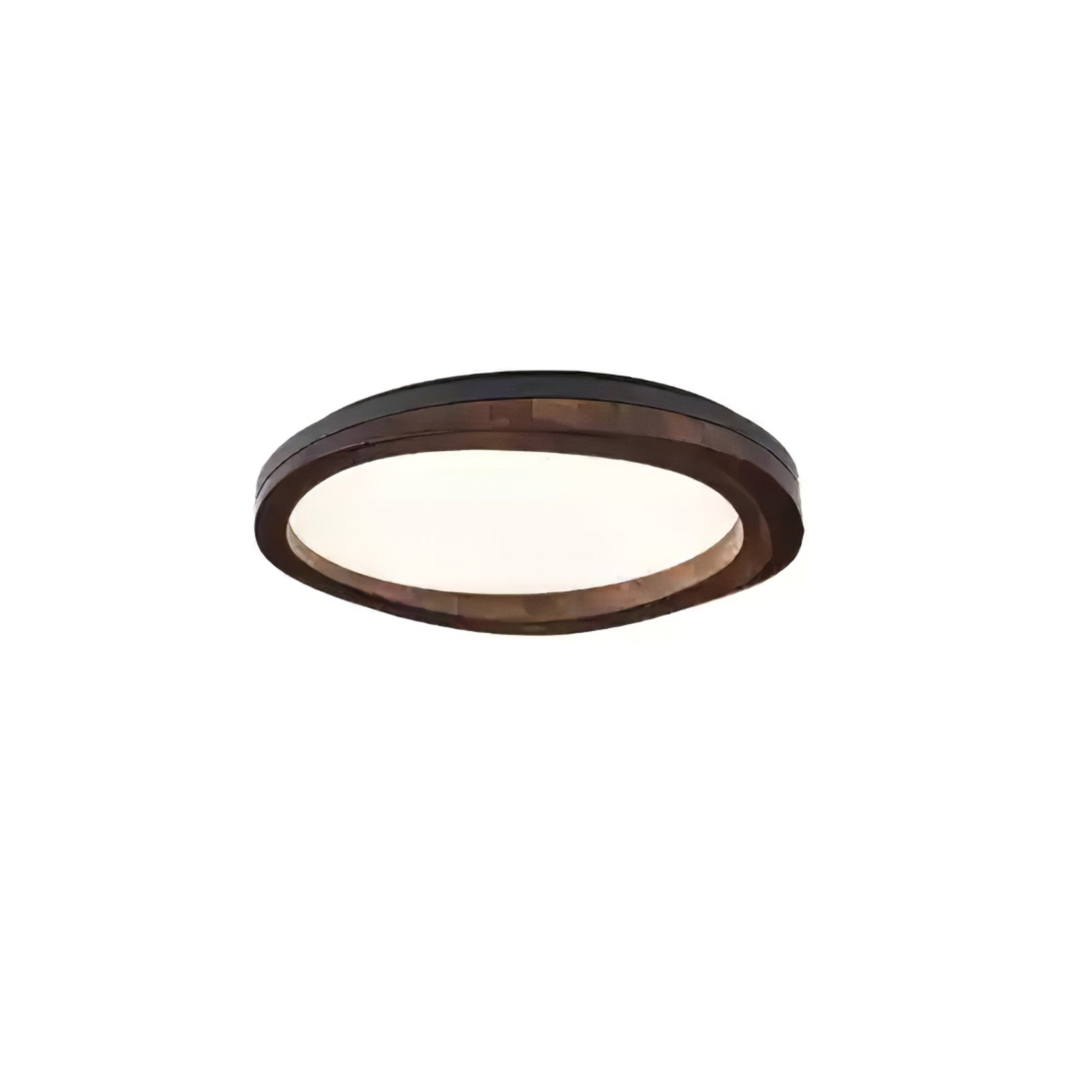 Artalis Walnut Wood Flush Mount - Lamp Outdoor