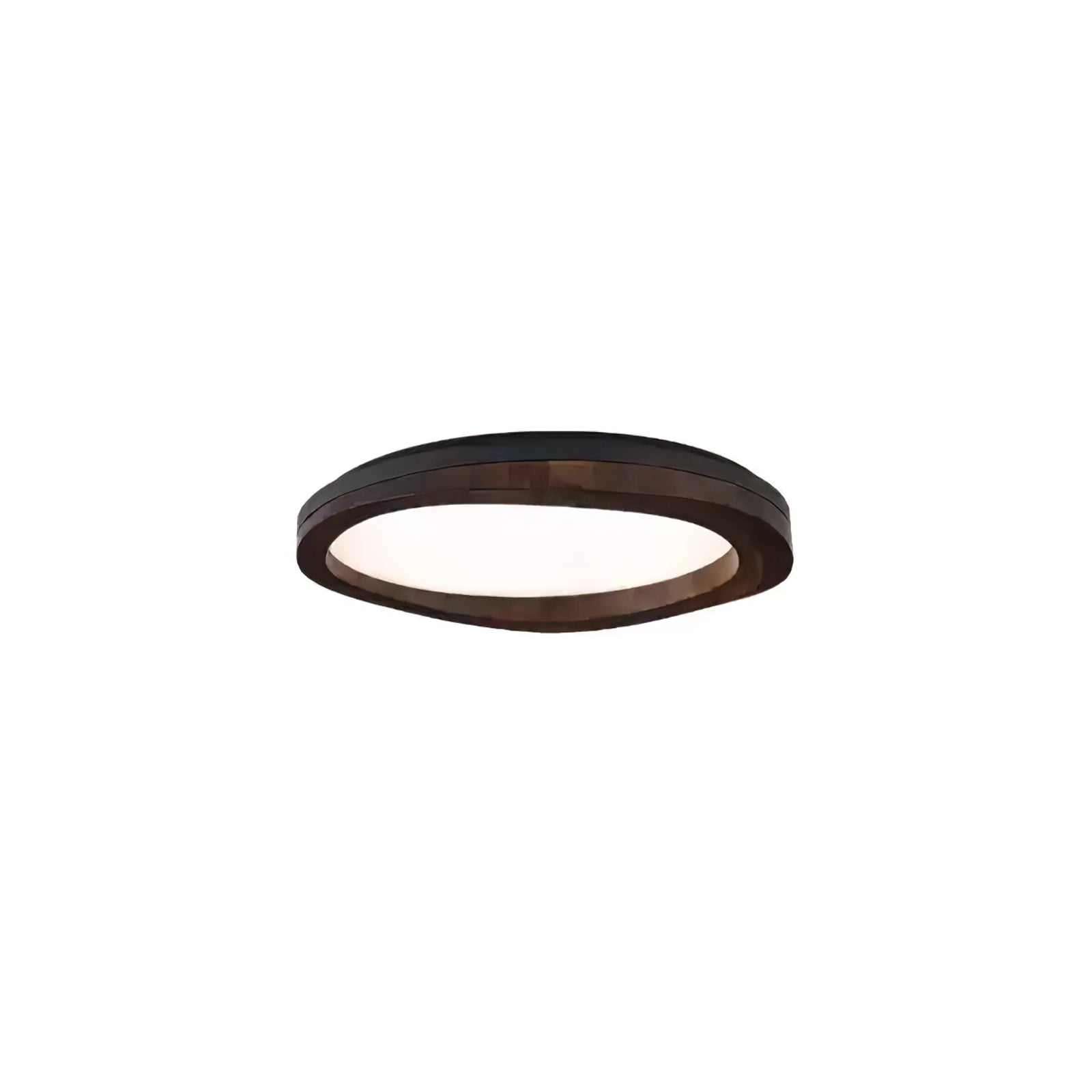 Artalis Walnut Wood Flush Mount - Lamp Outdoor