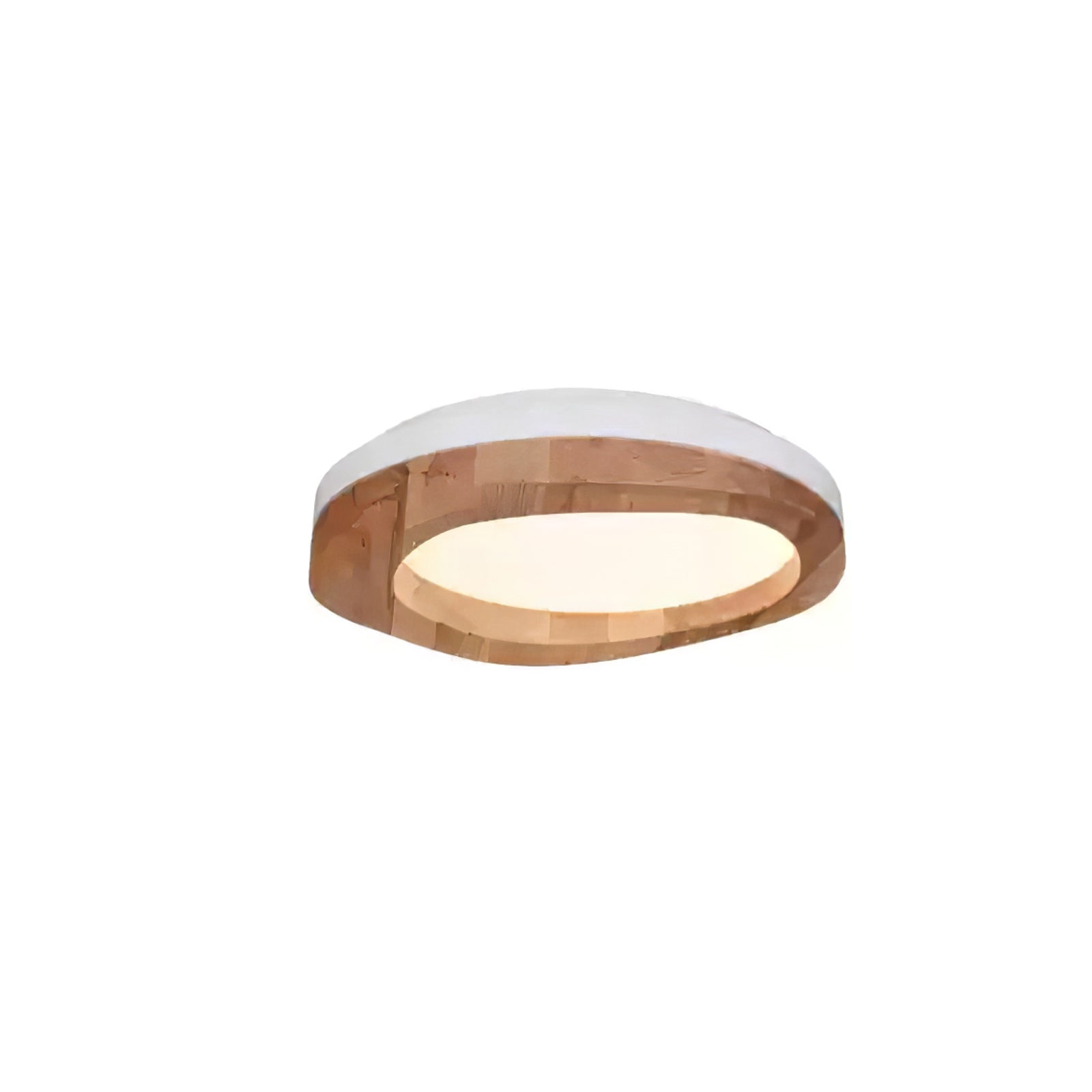 Artalis Walnut Wood Flush Mount - Lamp Outdoor