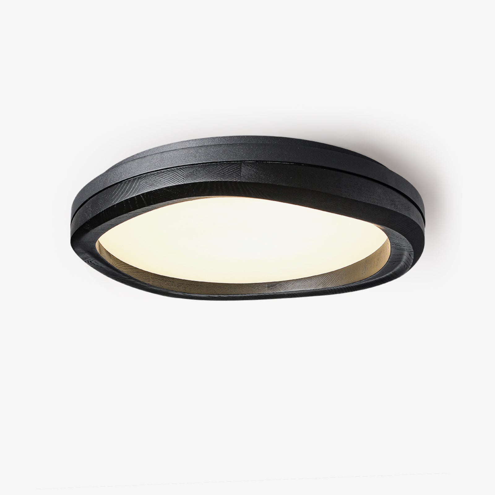 Artalis Walnut Wood Flush Mount - Lamp Outdoor