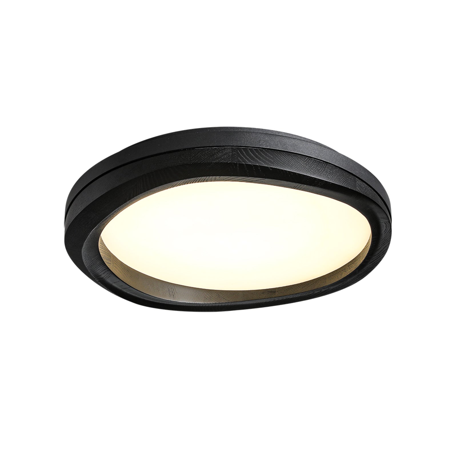 Artalis Walnut Wood Flush Mount - Lamp Outdoor