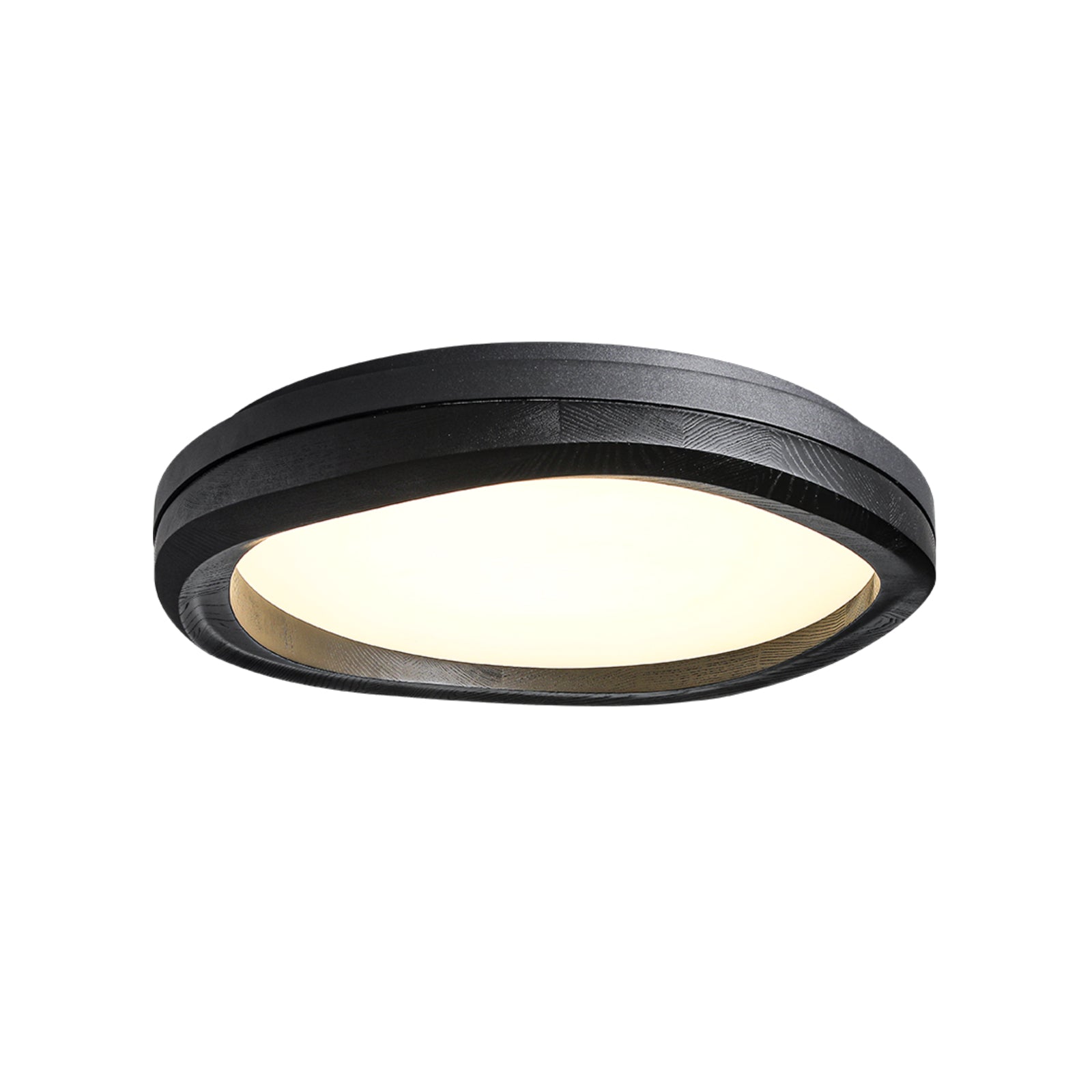 Artalis Walnut Wood Flush Mount - Lamp Outdoor