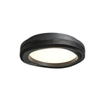 Artalis Walnut Wood Flush Mount - Lamp Outdoor