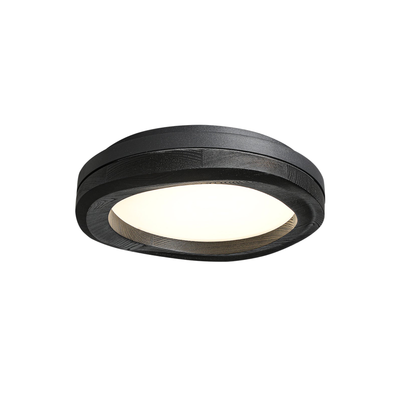 Artalis Walnut Wood Flush Mount - Lamp Outdoor