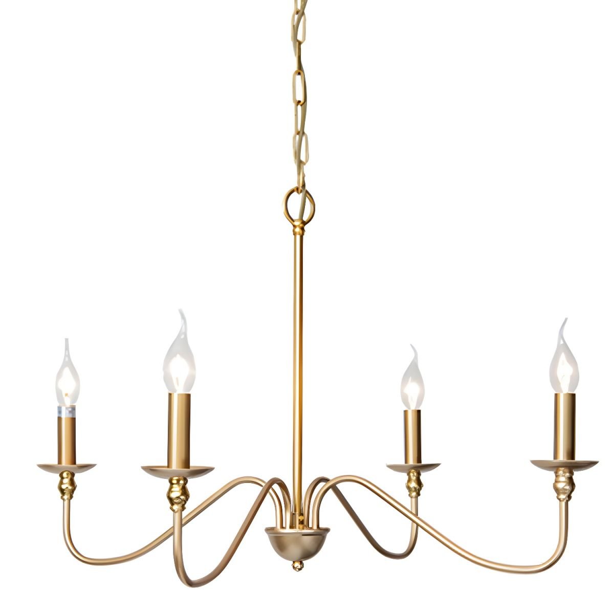 Timeless Gold Candle Chandelier - Lamp Outdoor