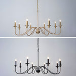 Timeless Gold Candle Chandelier - Lamp Outdoor