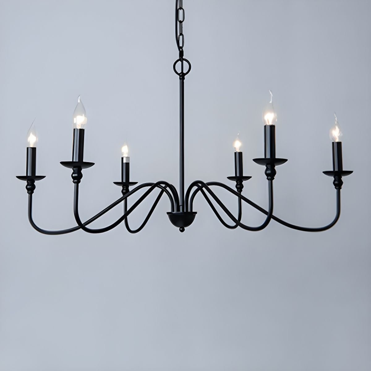 Timeless Gold Candle Chandelier - Lamp Outdoor