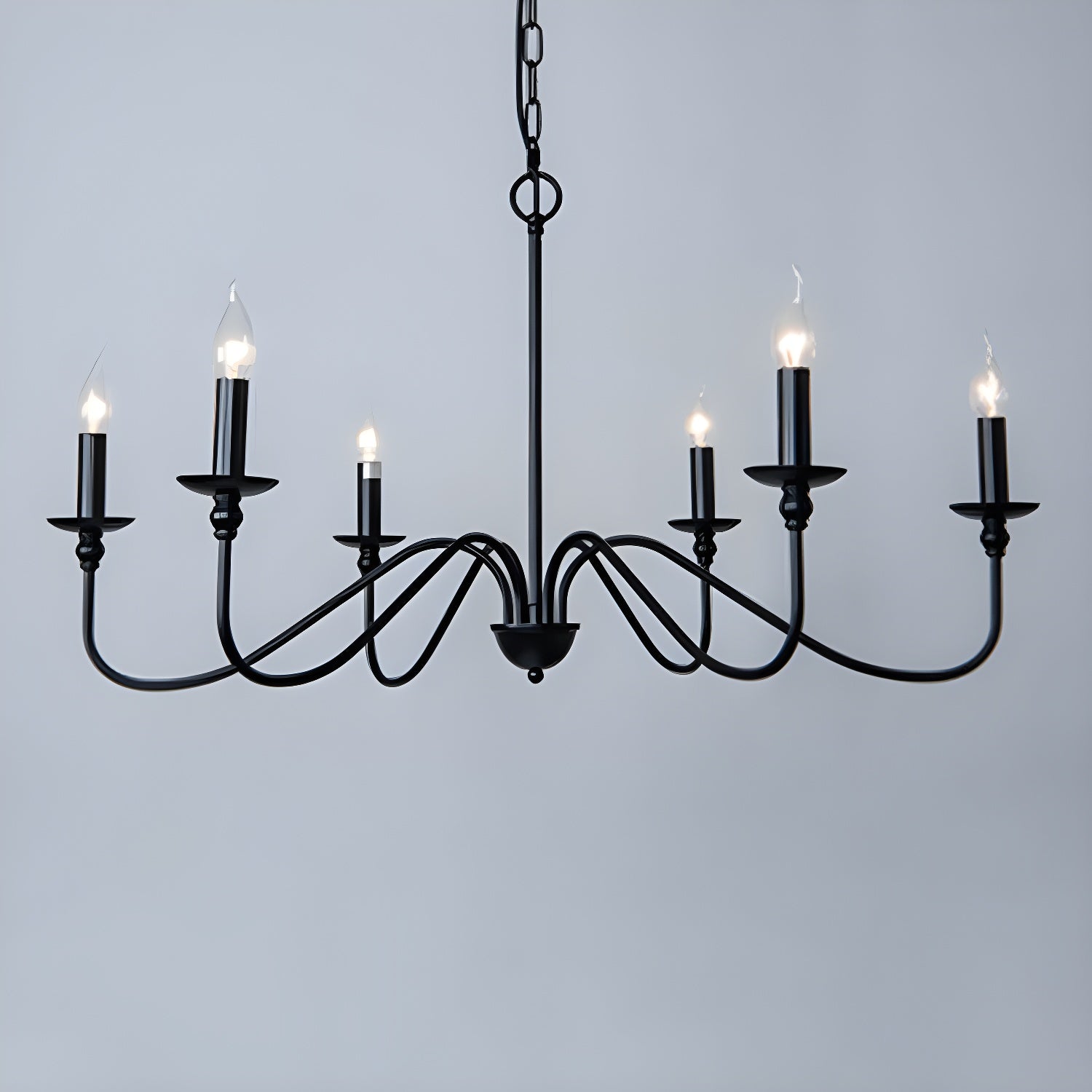 Timeless Gold Candle Chandelier - Lamp Outdoor