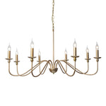 Timeless Gold Candle Chandelier - Lamp Outdoor