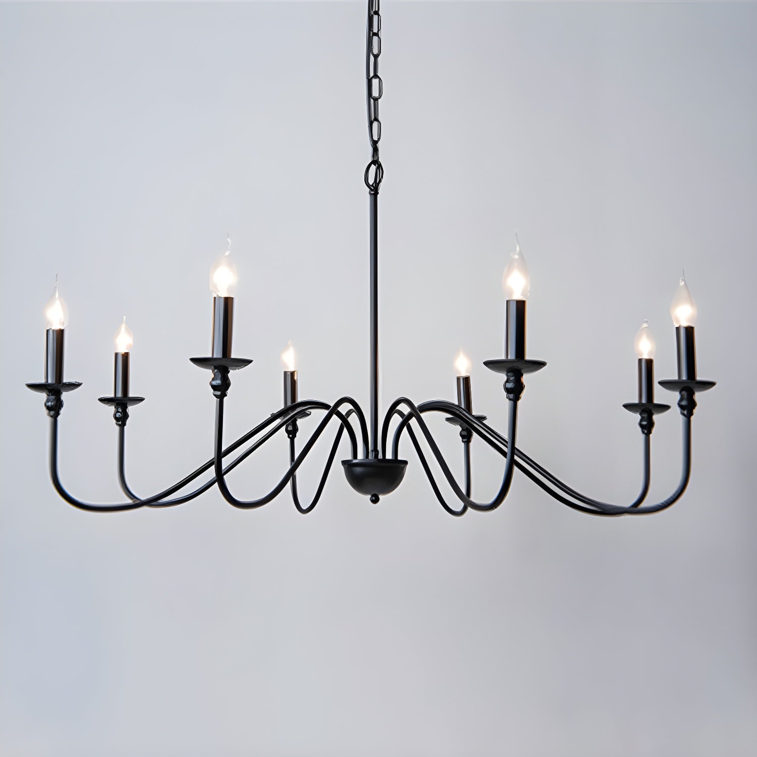 Timeless Gold Candle Chandelier - Lamp Outdoor