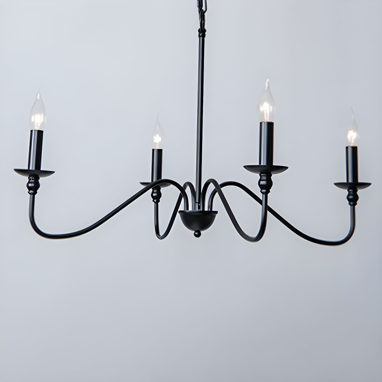 Timeless Gold Candle Chandelier - Lamp Outdoor