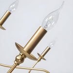 Timeless Gold Candle Chandelier - Lamp Outdoor