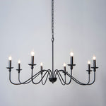 Timeless Gold Candle Chandelier - Lamp Outdoor