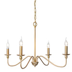 Timeless Gold Candle Chandelier - Lamp Outdoor