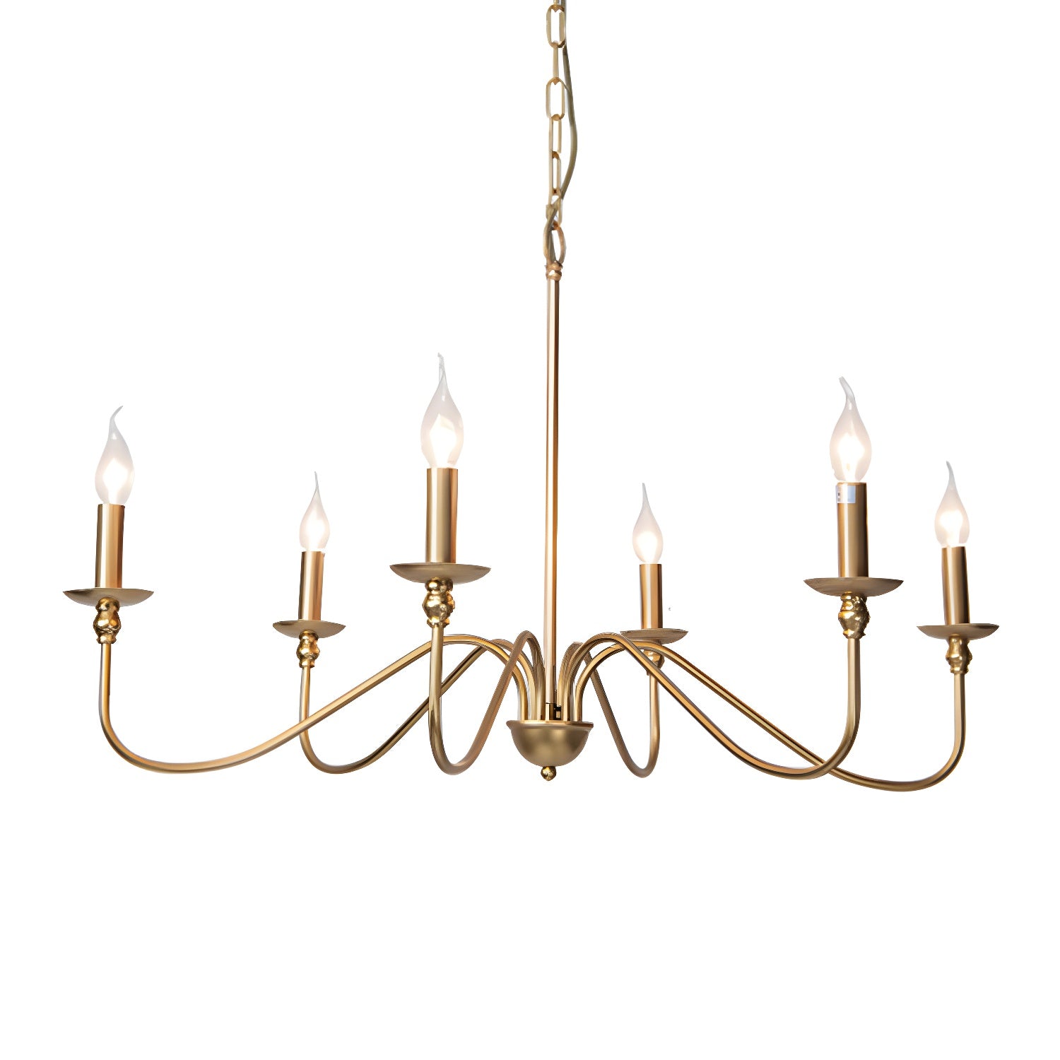 Timeless Gold Candle Chandelier - Lamp Outdoor