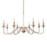 Timeless Gold Candle Chandelier - Lamp Outdoor