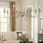 Timeless Gold Candle Chandelier - Lamp Outdoor