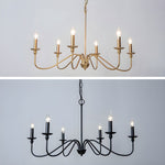 Timeless Gold Candle Chandelier - Lamp Outdoor