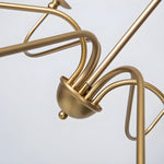 Timeless Gold Candle Chandelier - Lamp Outdoor