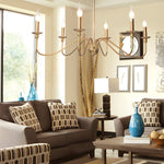Timeless Gold Candle Chandelier - Lamp Outdoor