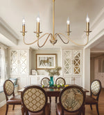 Timeless Gold Candle Chandelier - Lamp Outdoor