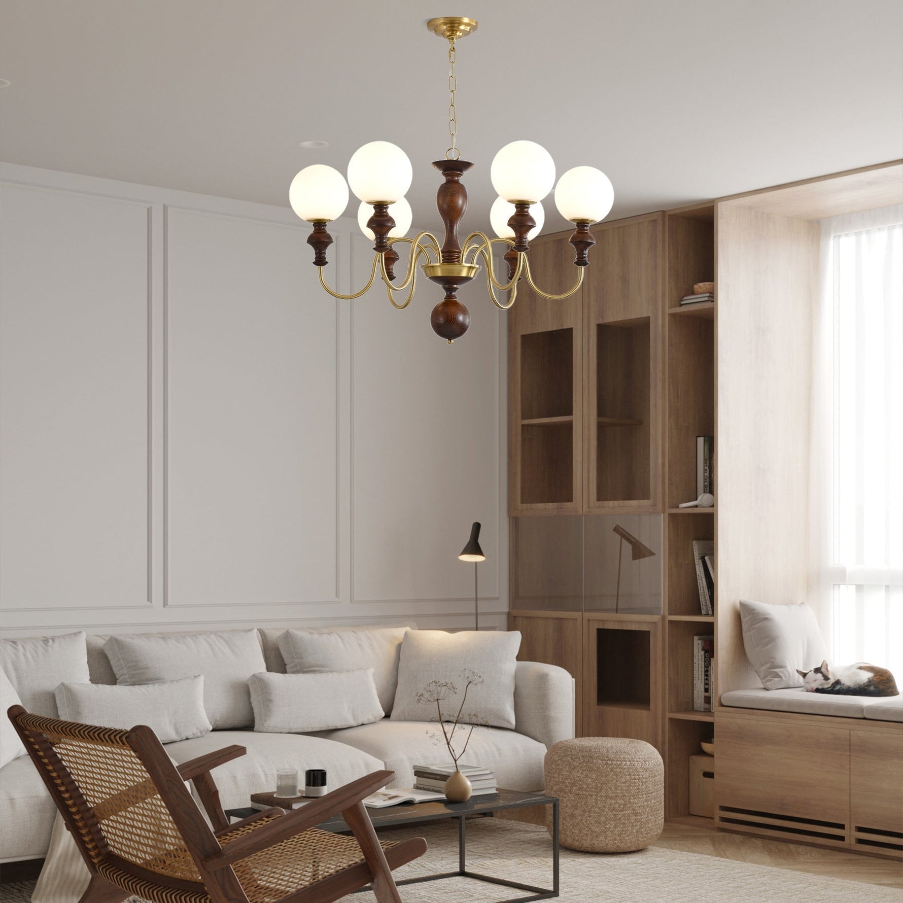 Timeless Globe Chandelier - Lamp Outdoor