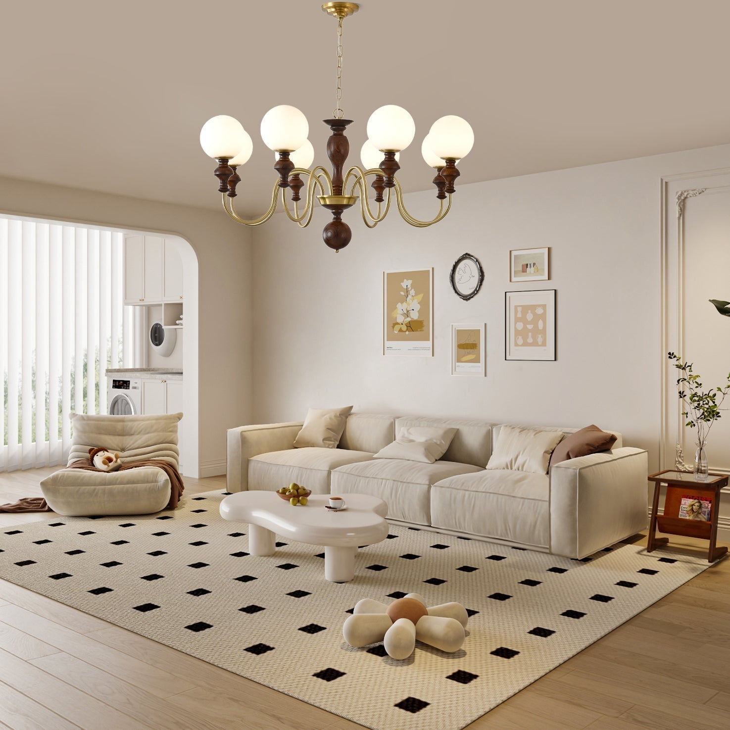 Timeless Globe Chandelier - Lamp Outdoor