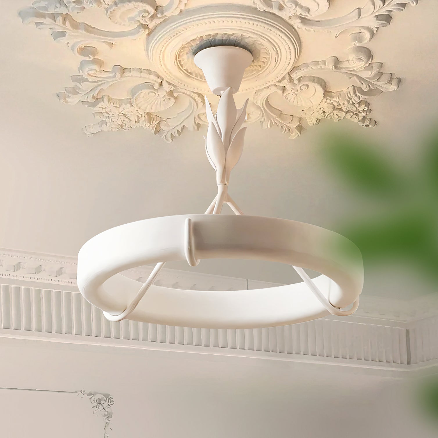 Tinsley Plaster Chandelier - Lamp Outdoor