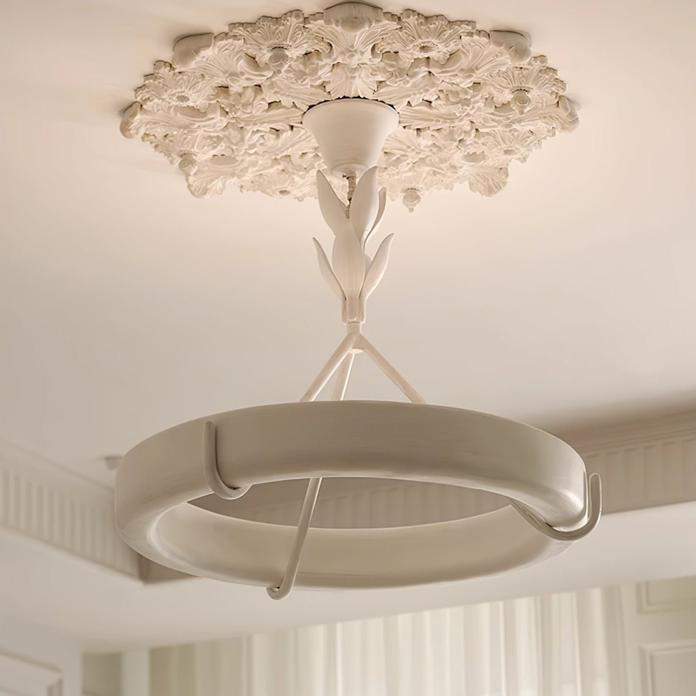 Tinsley Plaster Chandelier - Lamp Outdoor