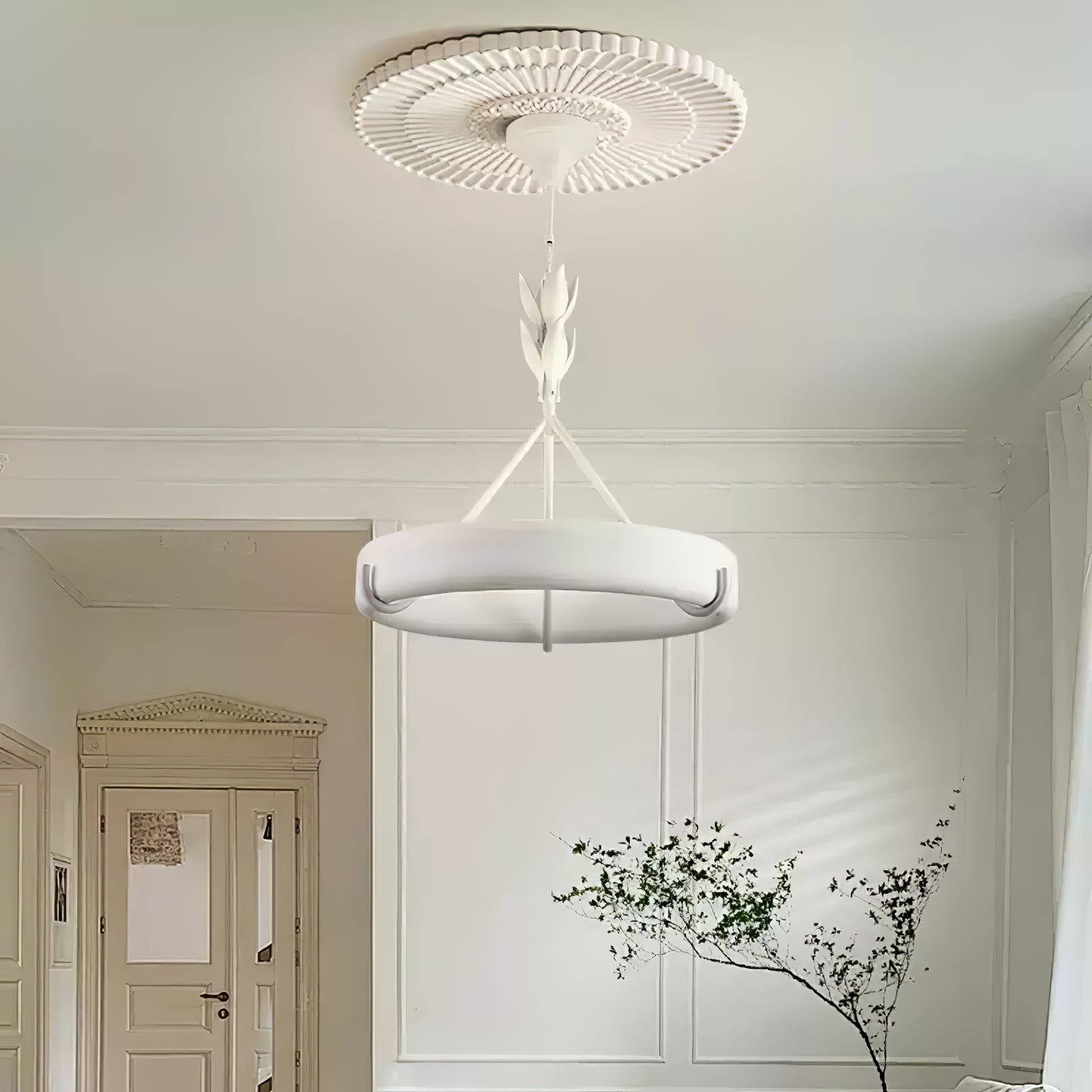 Tinsley Plaster Chandelier - Lamp Outdoor