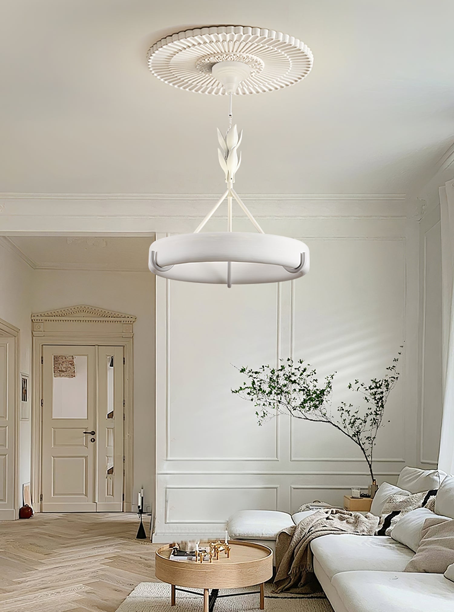 Tinsley Plaster Chandelier - Lamp Outdoor
