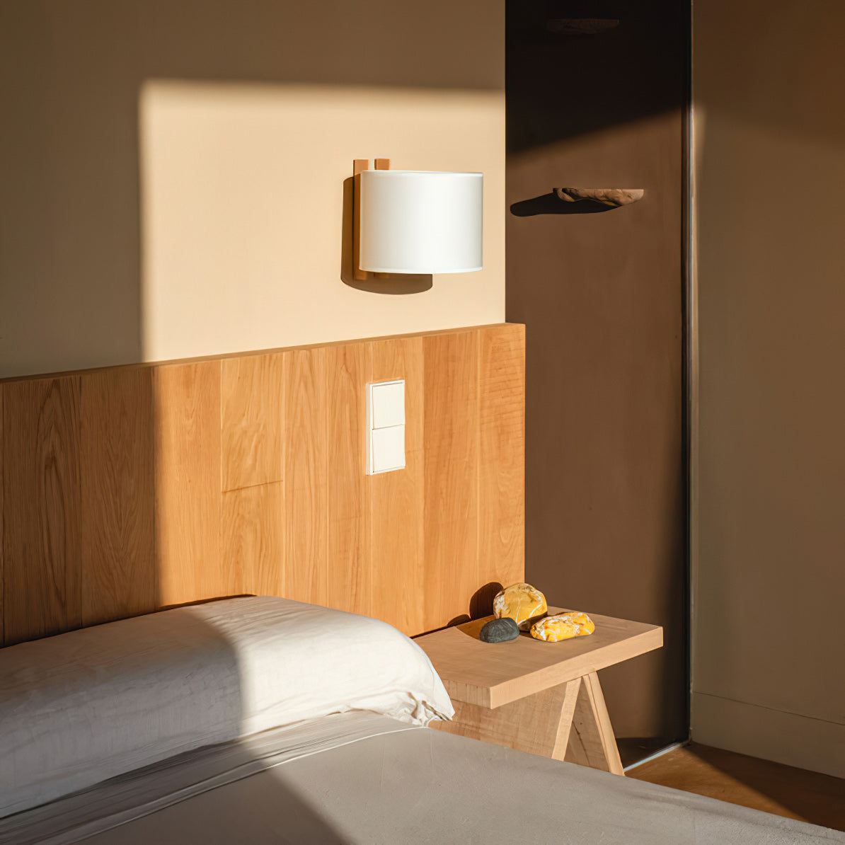 Tmma Farmhouse Fabric Wall Light