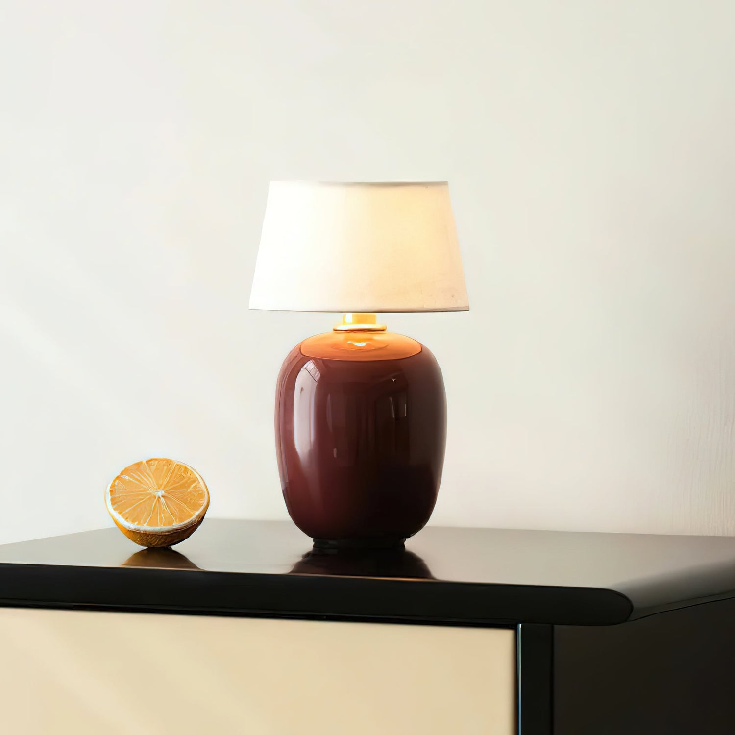 Torso Farmhouse Ceramic Table Lamp
