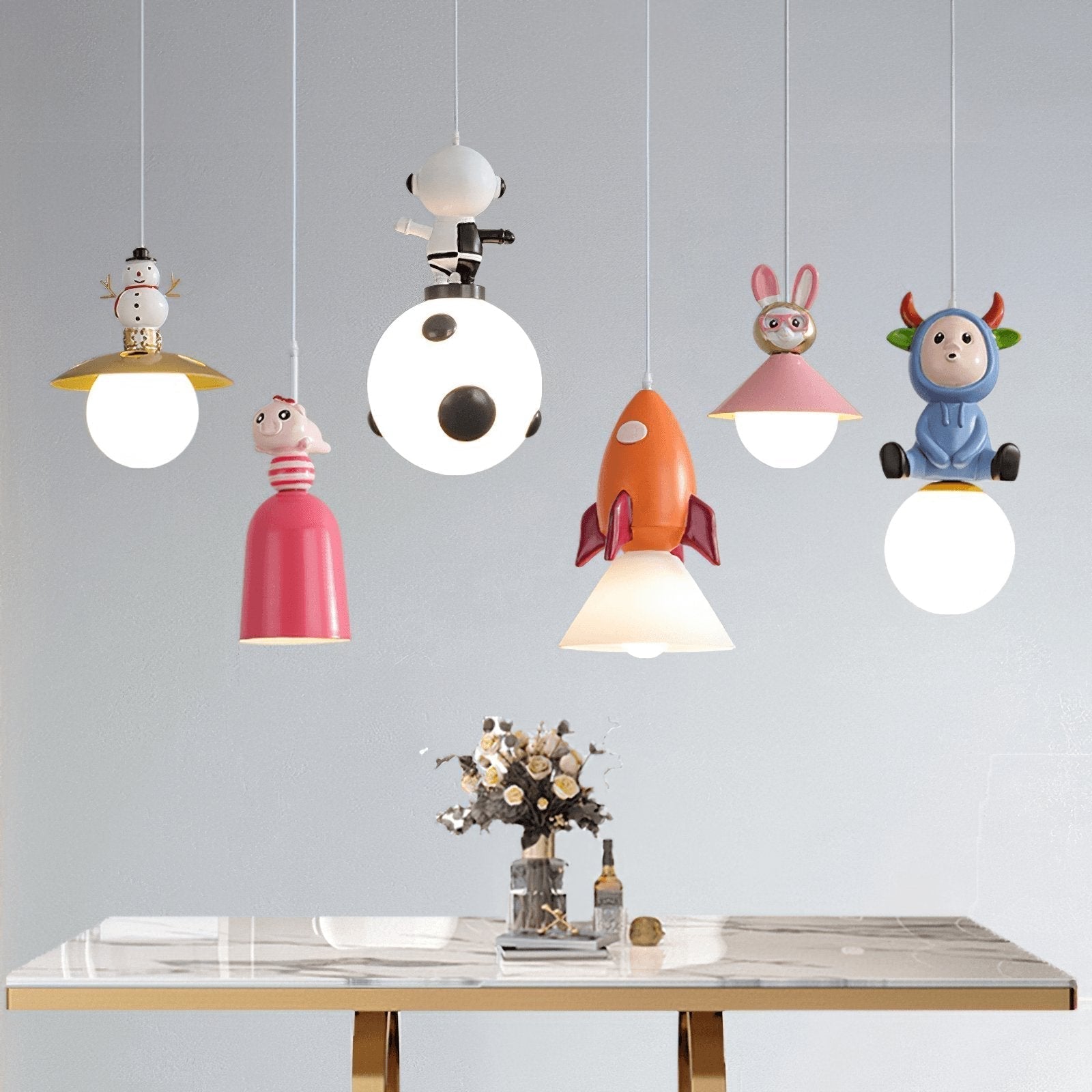 Toys Figurine Pendant Lights - Lamp Outdoor