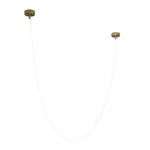 Solara Pendant Lamp Flexible Curve Silicone Brass - Letslighting