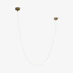 Solara Pendant Lamp Flexible Curve Silicone Brass - Letslighting