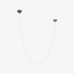 Solara Pendant Lamp Flexible Curve Silicone Brass - Letslighting