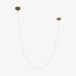 Solara Pendant Lamp Flexible Curve Silicone Brass - Letslighting