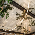 Solara Pendant Lamp Flexible Curve Silicone Brass - Letslighting